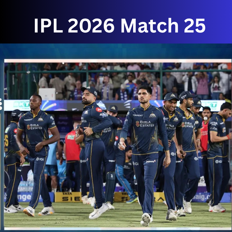 IPL 2026 Match 25: GT vs KKR