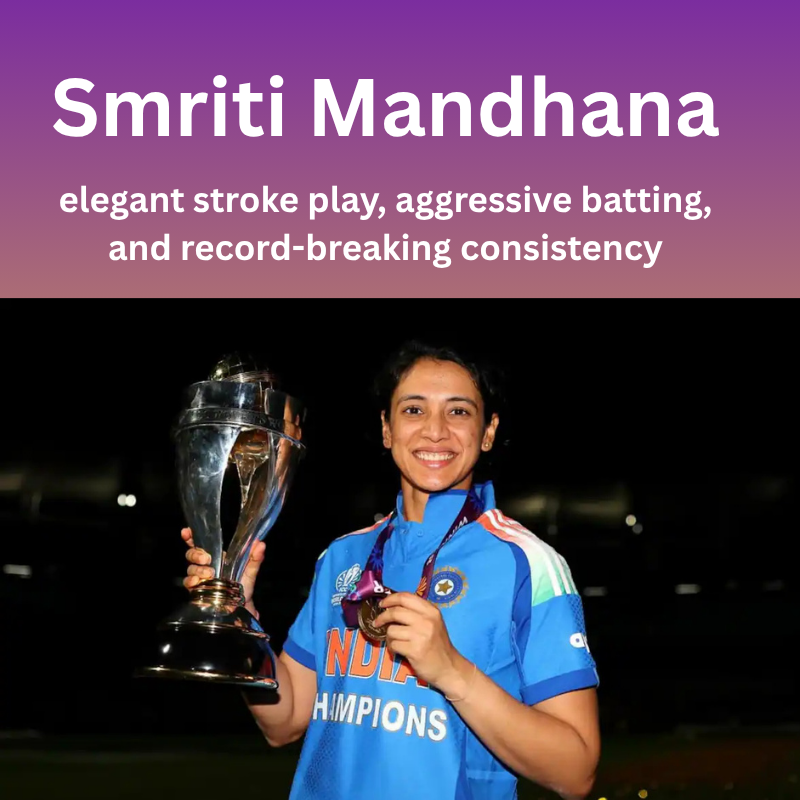 Smriti Mandhana Wiki: Age, Height, Education, Family, Career, stats and Networth