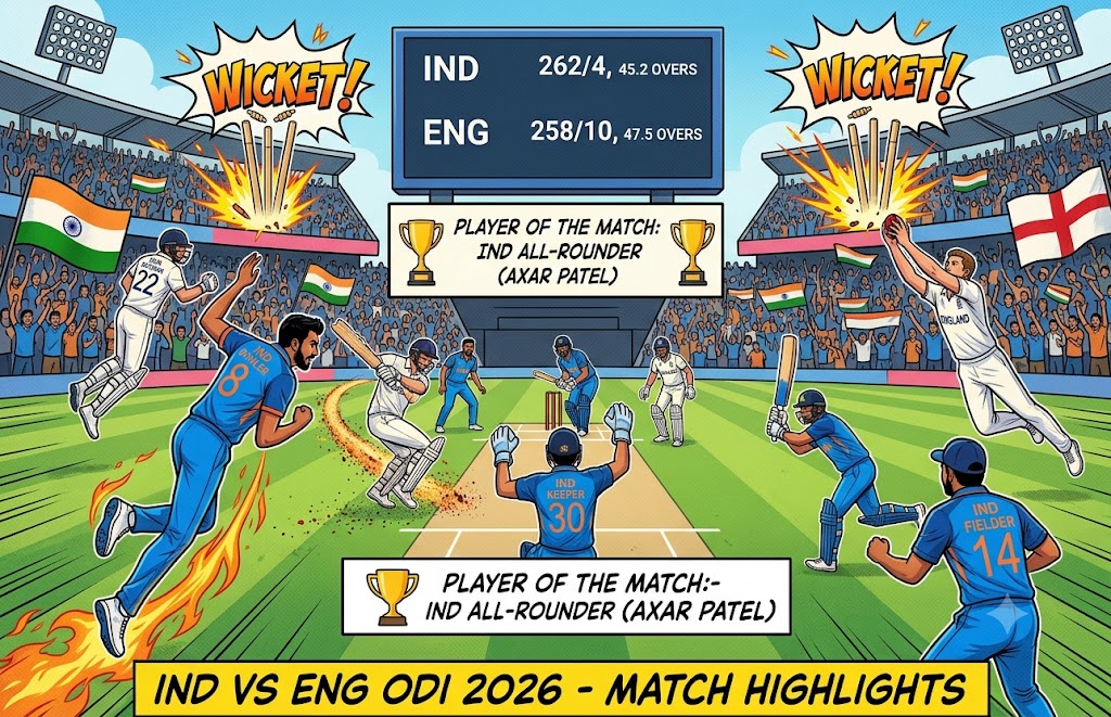 IND vs ENG 1st ODI Team